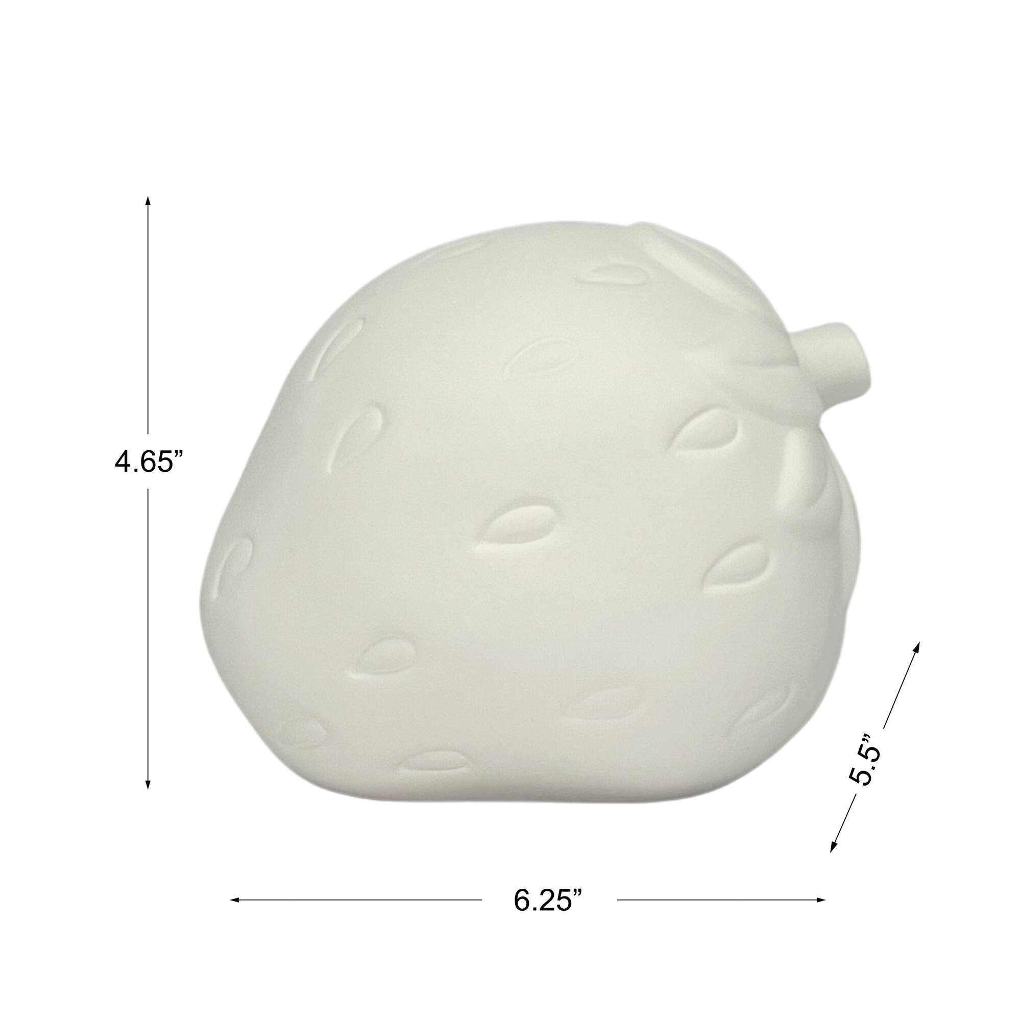 6.25" DIY Ceramic Strawberry Figurine by Make Market®